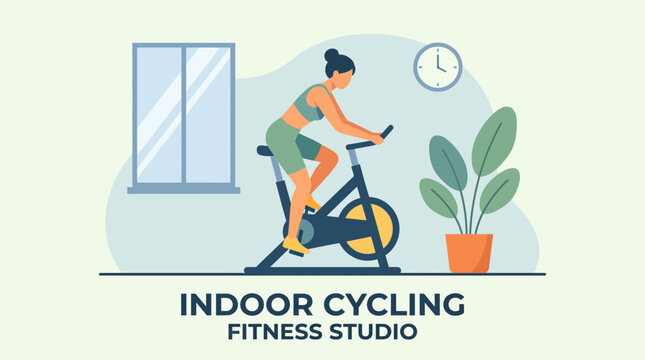 Stationary Bike Indoor Cycling Fitness
