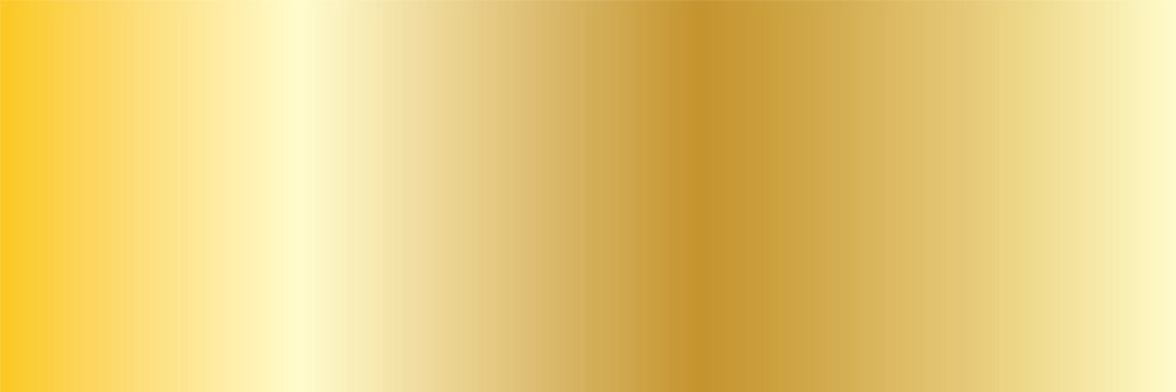 Gold brass texture. Luxurious gold foil background with smooth gradient texture, perfect for elegant design projects and premium golden surface application. Vector metal satin bg