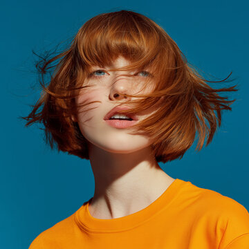 Wind Hair Portrait