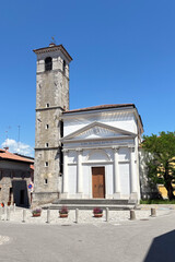 Fototapeta premium Church of San Giovanni in Xenodochio located in Cividale del Friuli, in the province of Udine.