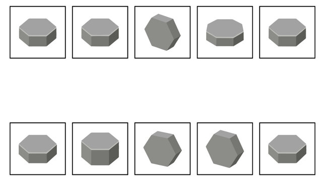Collection of gray 3d geometric shapes with various angles and perspectives