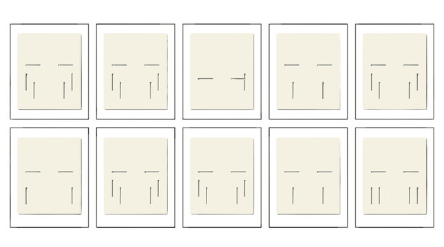 Collection of electrical outlets and sockets