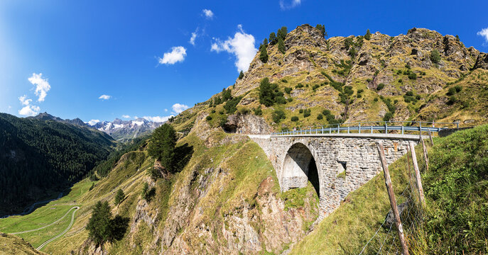 Italy, South Tyrol, Passeier Valley, mountain pass Timmelsjoch
