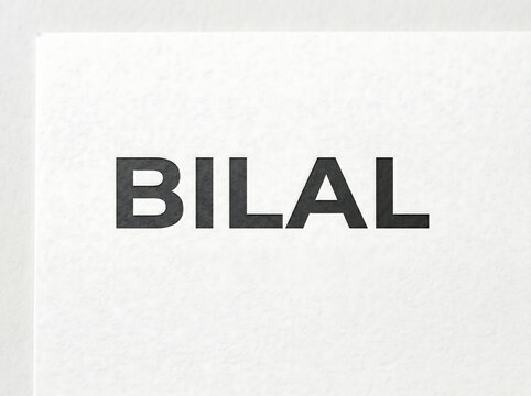 Typography Design with Matte Charcoal Text