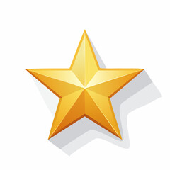 Fototapeta premium Golden Star Icon