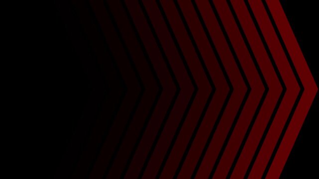 Red color Right-directional arrow loop animation. Animated arrows for the overlay video layer. arrow icon concept animation 4k video .
