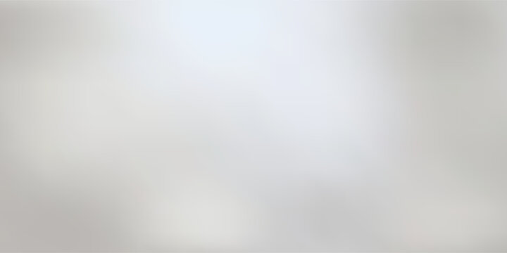 Light matte rippled surface. Plastic glass. Frosted winter window glass. White gray gradient transparent background. Panoramic realistic Vector illustration