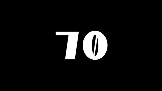 original digit counter. Digit counter from 0 to 70	
