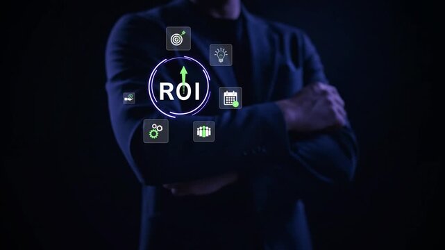ROI strategy marketing performance, budget allocation, ROAS tracking, advertising analysis business growth, digital metrics, ROI Performance Dashboard