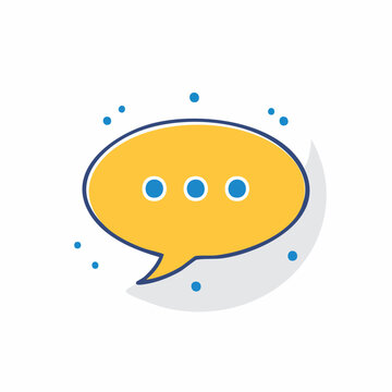 Speech bubble with ellipsis icon