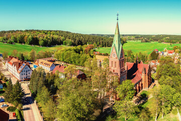  Bazylika Narodzenia Najświętszej Maryi Panny w Gietrzwałdzie © Janusz Lipiński