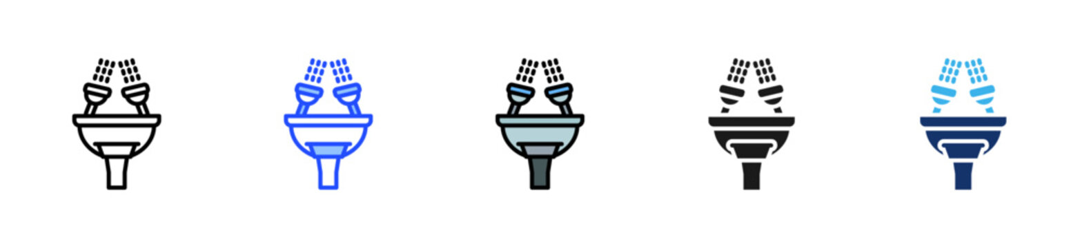Eye Wash Station Icon Collection With Multiple Styles