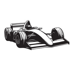 Obraz premium retro car on white