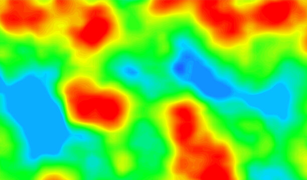 Abstract blue and green chart with analytic background cold for colorful data digital. Field gradient graph with graphic green heat for heatmap hot infrared. Landscape map abstract scale analytic.