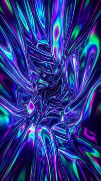 フラクタル液晶ネオン背景