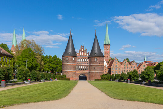 Holstein Gate at L&uuml;beck, Germany