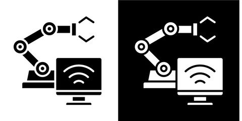 Connected Devices  Icon Set White Glyph  Style Collection © ArtisticAura