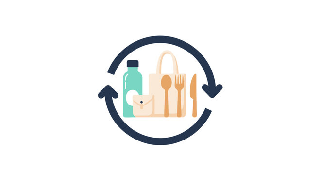Eco friendly reusable kitchen utensils.