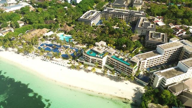 aerial view of ALONA BEACH PANGLAO