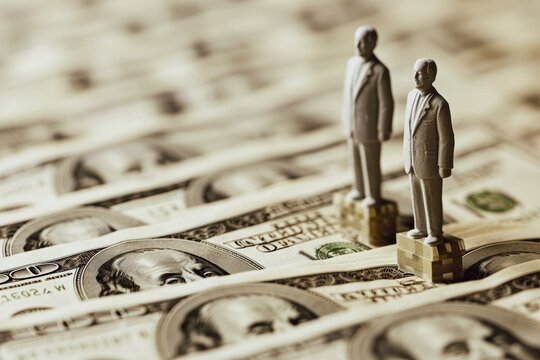 close up of dollars ,financial concept.
