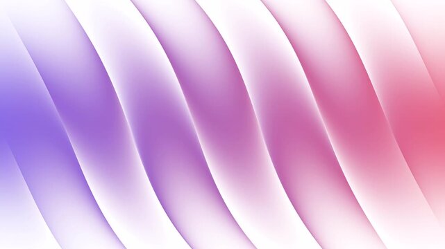 Elegant loop background gradient animation featuring soft violet, pink, and light purple shades with smooth flowing motion. Perfect for video projects, modern graphic design, social media content, fem
