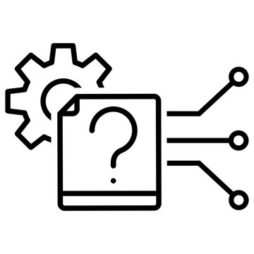 Question mark icon vector. FAQ illustration sign. Question symbol. Unknown logo.