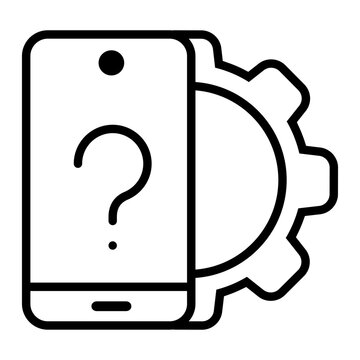 Question mark icon vector. FAQ illustration sign. Question symbol. Unknown logo.