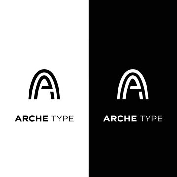 Modern Letter A Logo Design.