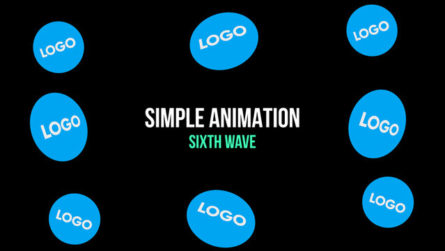 8 simple logo and any element intro animations, clean, customizable, easy to use