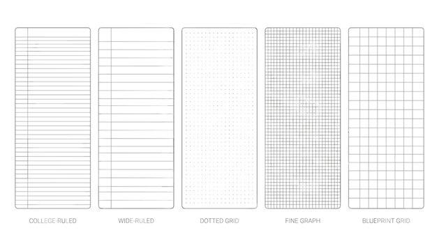 Vector outlines and shapes of phone screen designs with grid and graphic elements, transparent background.