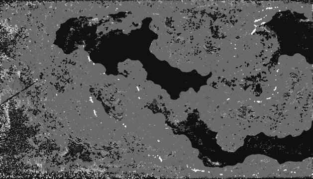Grayscale map of the mediterranean region with textured background