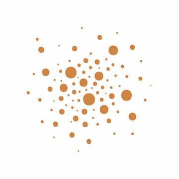 Brown dots pattern