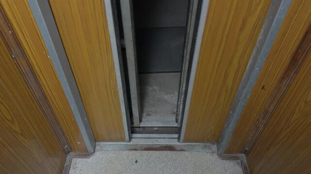 Mystic entrance with textured surroundings. Eerie doorway surrounded by weathered materials and shadows