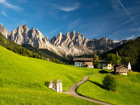 Santa Magdalena, Val di Funes, Bolzano, South Tyrol, Dolomites, Italy


