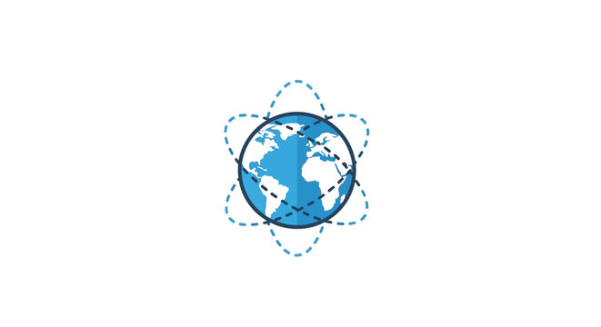 Globe Earth Planet World Map.