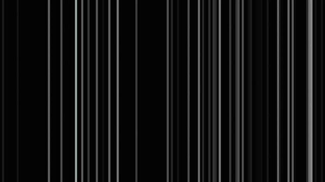 Dark vertical lines flicker rhythmically creating abstract cinematic pattern with seamless looping motion and subtle glow
