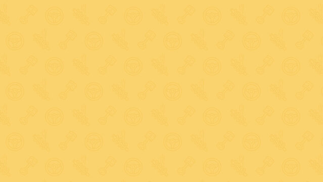 car parts vector doodle pattern coloured