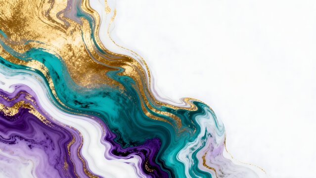 Abstract colorful swirling patterns