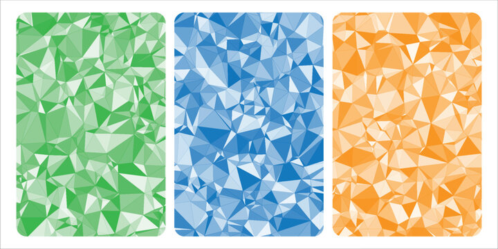 Futuristic low poly triangle backdrop representing digital data network connection and high tech communication concept creative background
