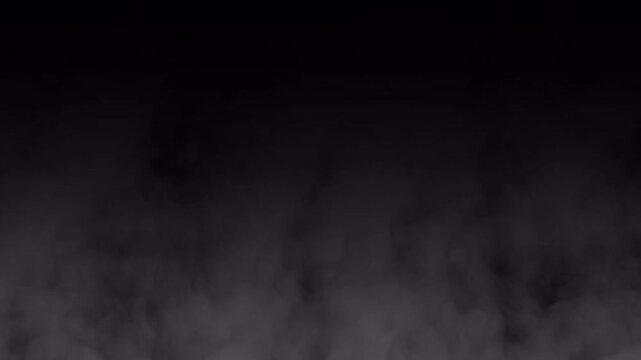 4k stock | Cinematic smoke moving fog overlay transparent alpha channel background ideal for movie visual effects and dramatic atmospheric transitions.