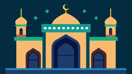 Islamic Mosque, Mosque Architecture, Muslim Temple, Religious Building © sumona