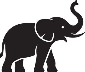 Obraz premium elephant logo social media post or t shirt template design