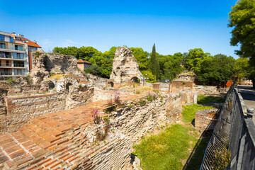 Fototapeta premium Ancient Roman Baths or Roman Thermae in Varna