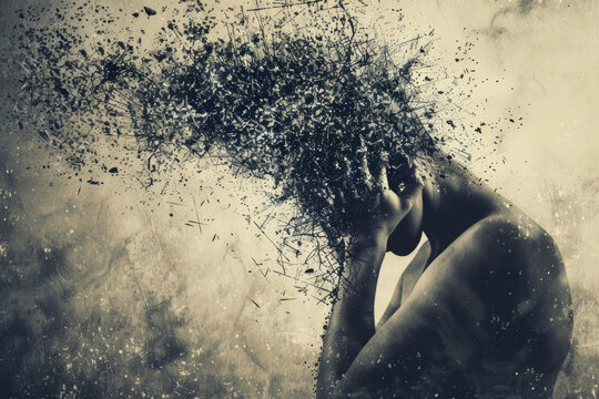 anxious type of attachment concept,relationships problem.