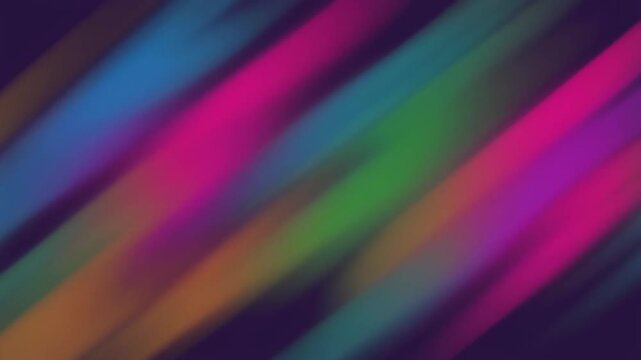 Vibrant abstract light streaks moving across the frame in a smooth and continuous cinematic motion loop