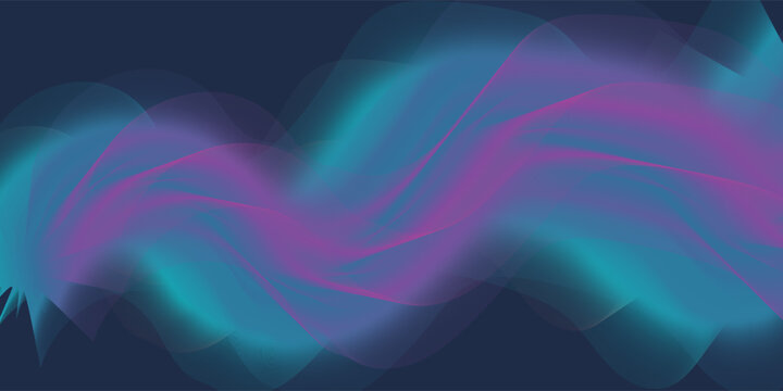 Abstract background with colorful fluid flowing wave lines
