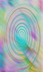 Abstract Swirling Colorful Background with Concentric Circles and Textured Pattern