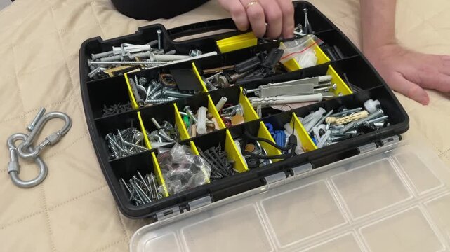 Equipment safety assessment. Thorough examination of hooks and latches for secure functioning. Careful visual inspection of hardware components focusing on finish quality and safety features