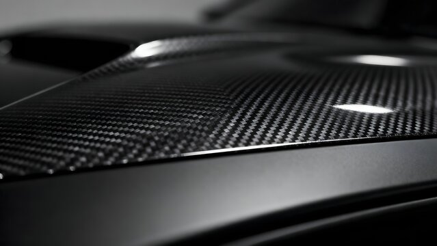 Closeup of carbon fiber texture