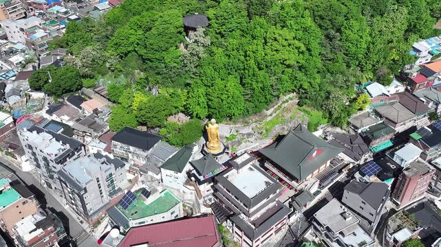 서울 숭인근린공원 도심전경